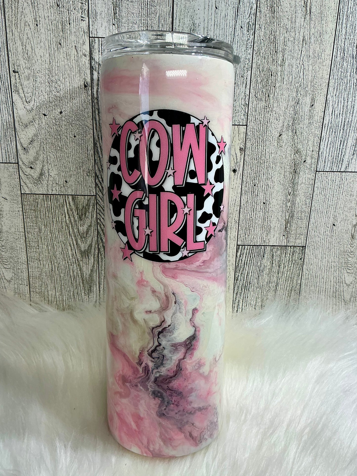 Cow girl tumbler