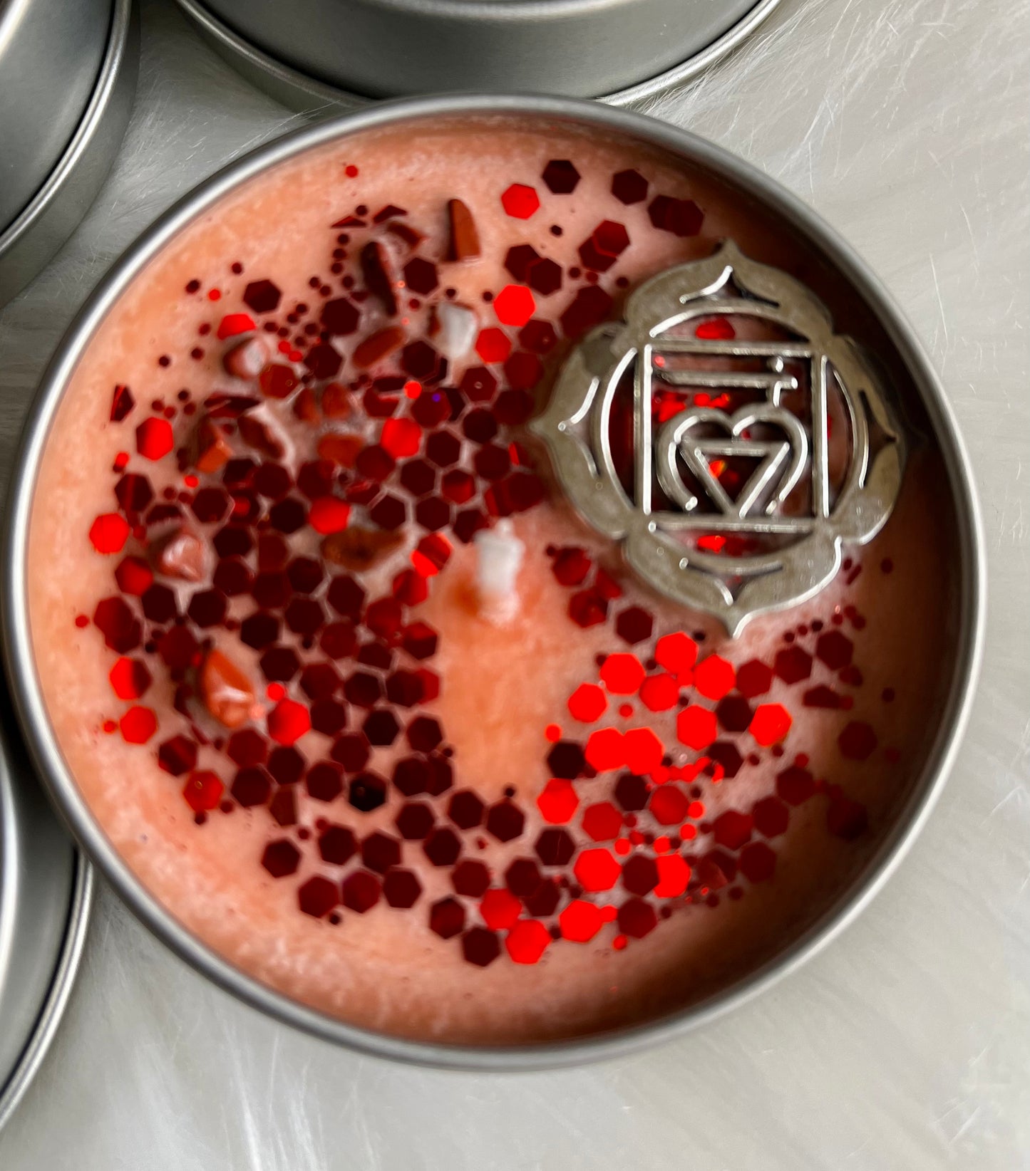 Chakra Candle Set w/ lid (CAB)