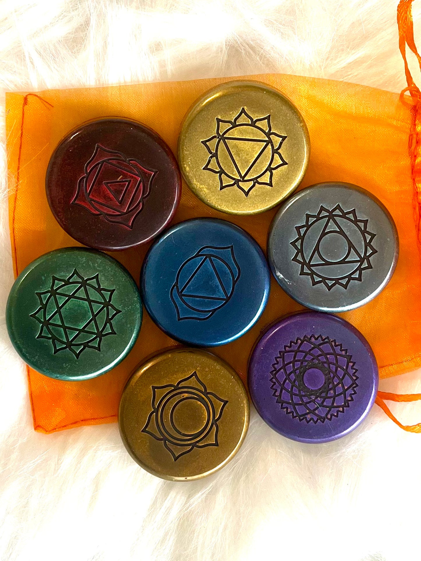 Resin Chakra Stones-EVE