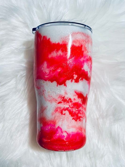 20 Ounce Modern Curve Tumbler (pink swirl)