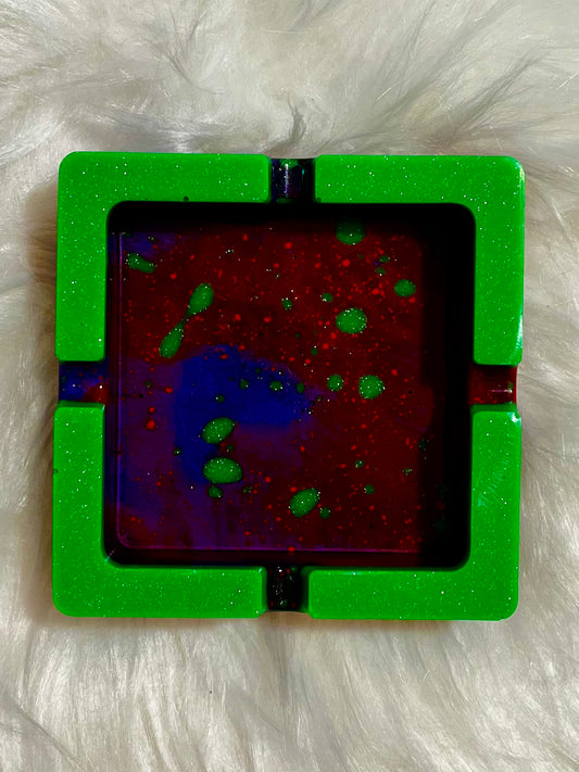 Funky Ashtray (green glows)