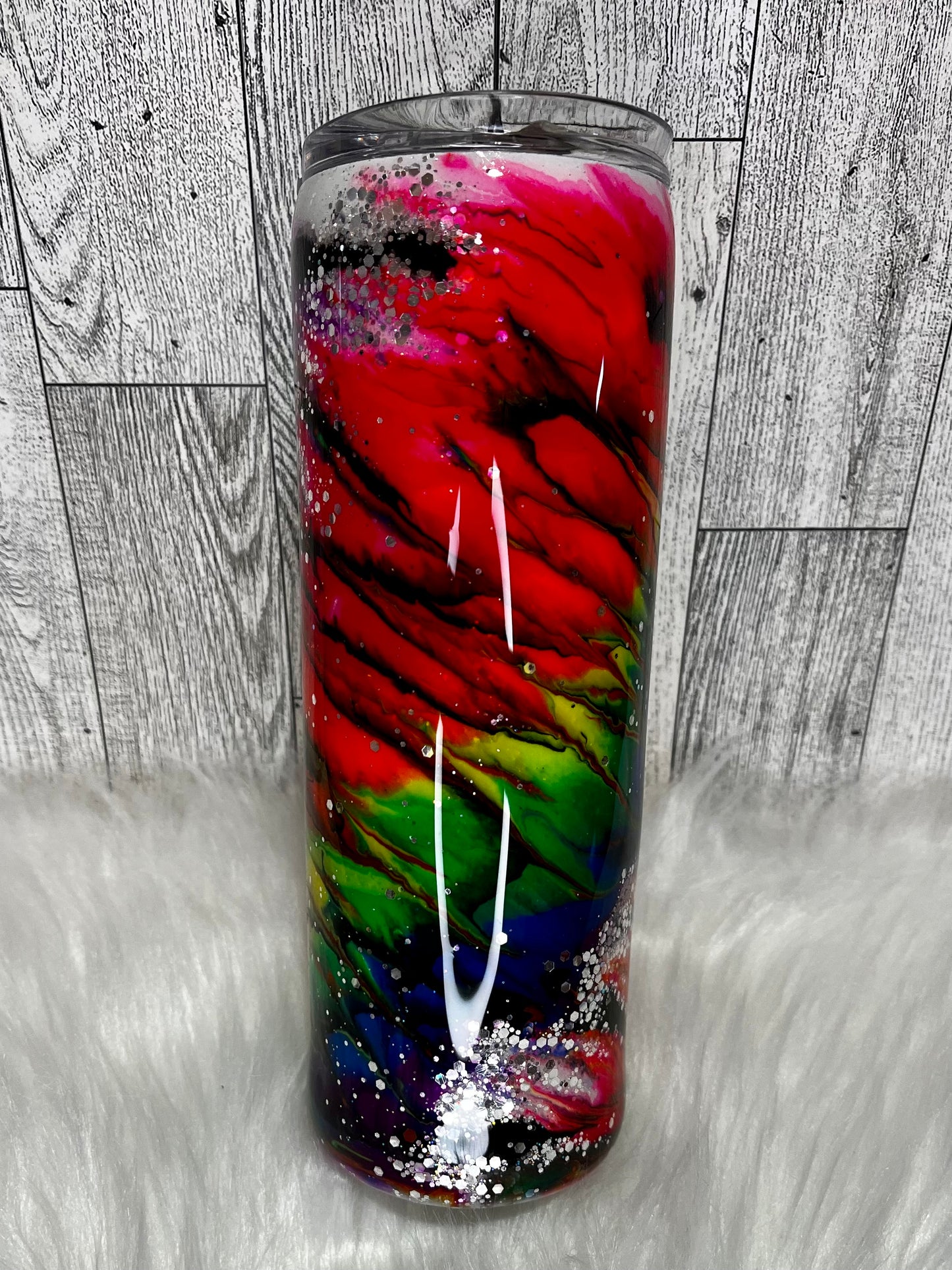 20 oz Tumbler (dark neon)