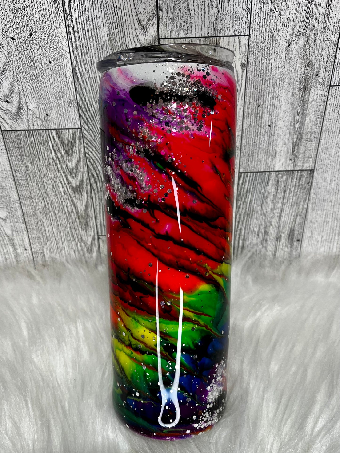 20 oz Tumbler (dark neon)