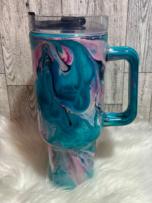 40 ounce handled tumbler (blink)