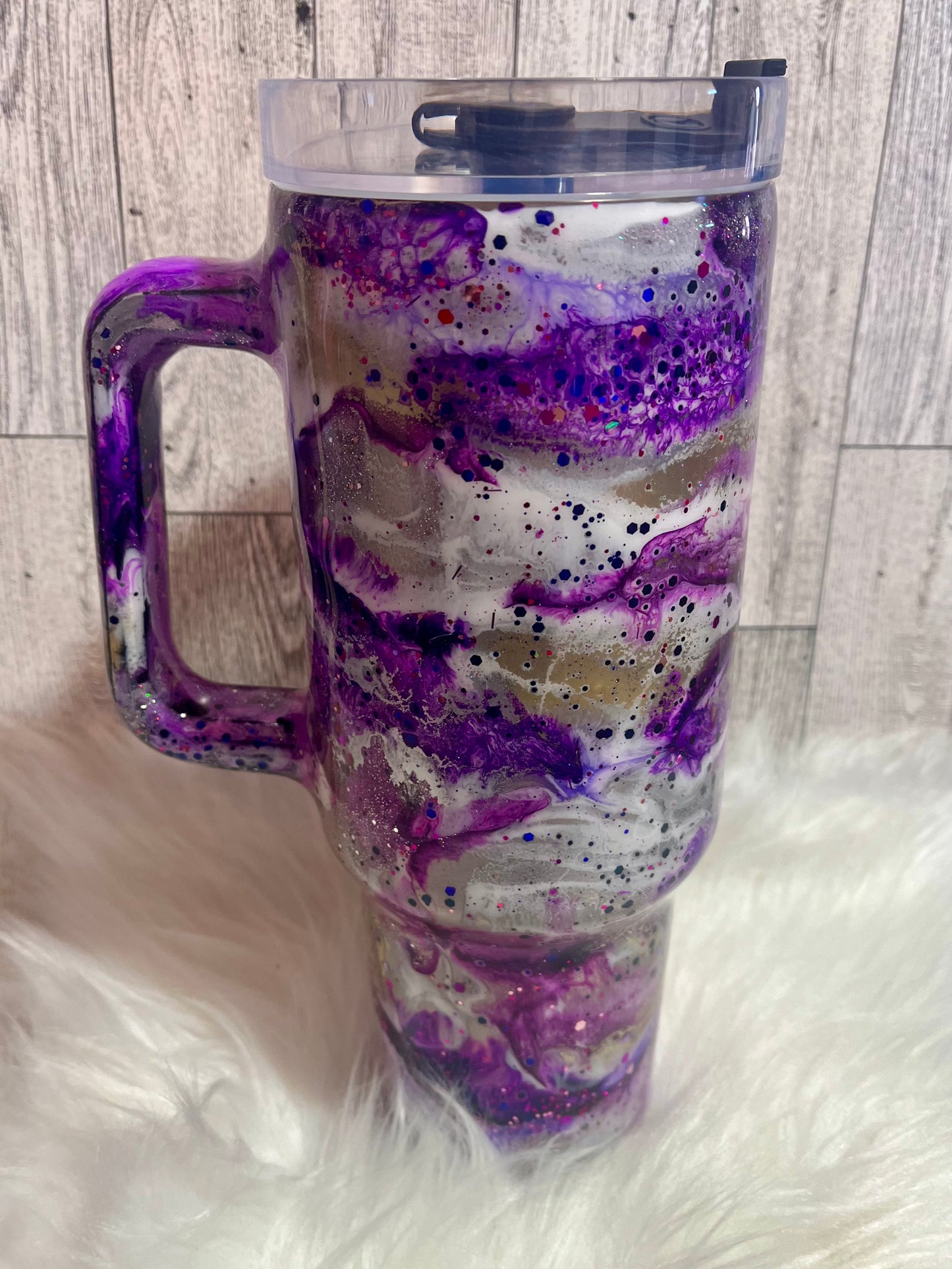 40 ounce Tumbler (purps)