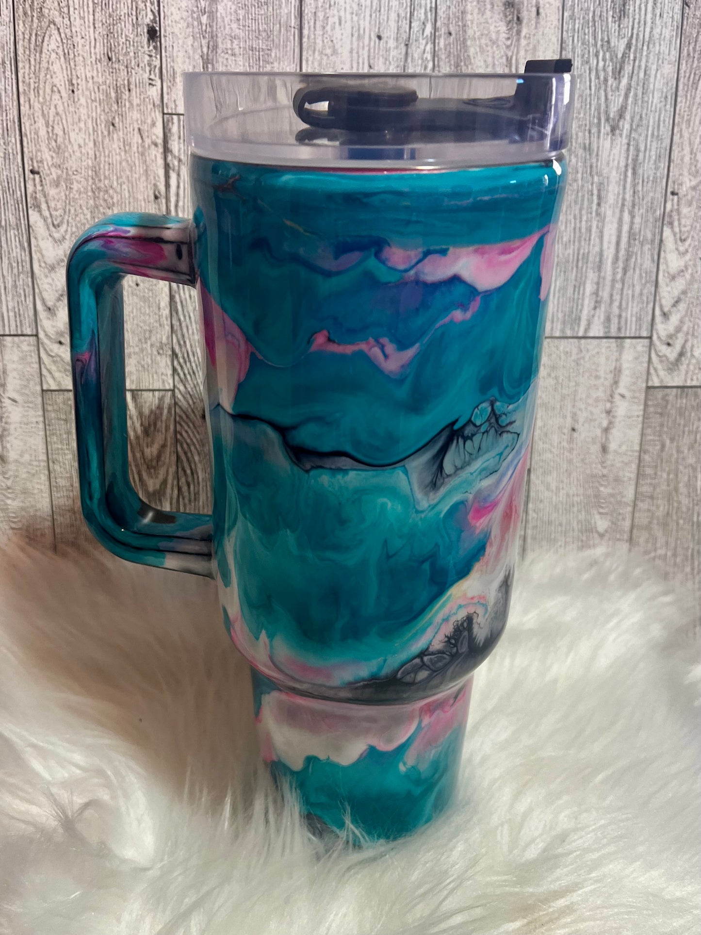 40 ounce handled tumbler (blink)