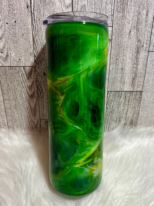 20 ounce skinny tumbler (radioactive)