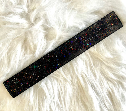 Black glitter Incense holder-EVE