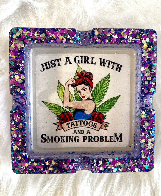 420 Smoking Girl Ashtray