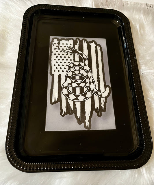 Don’t Tread On Me Tray (metal)