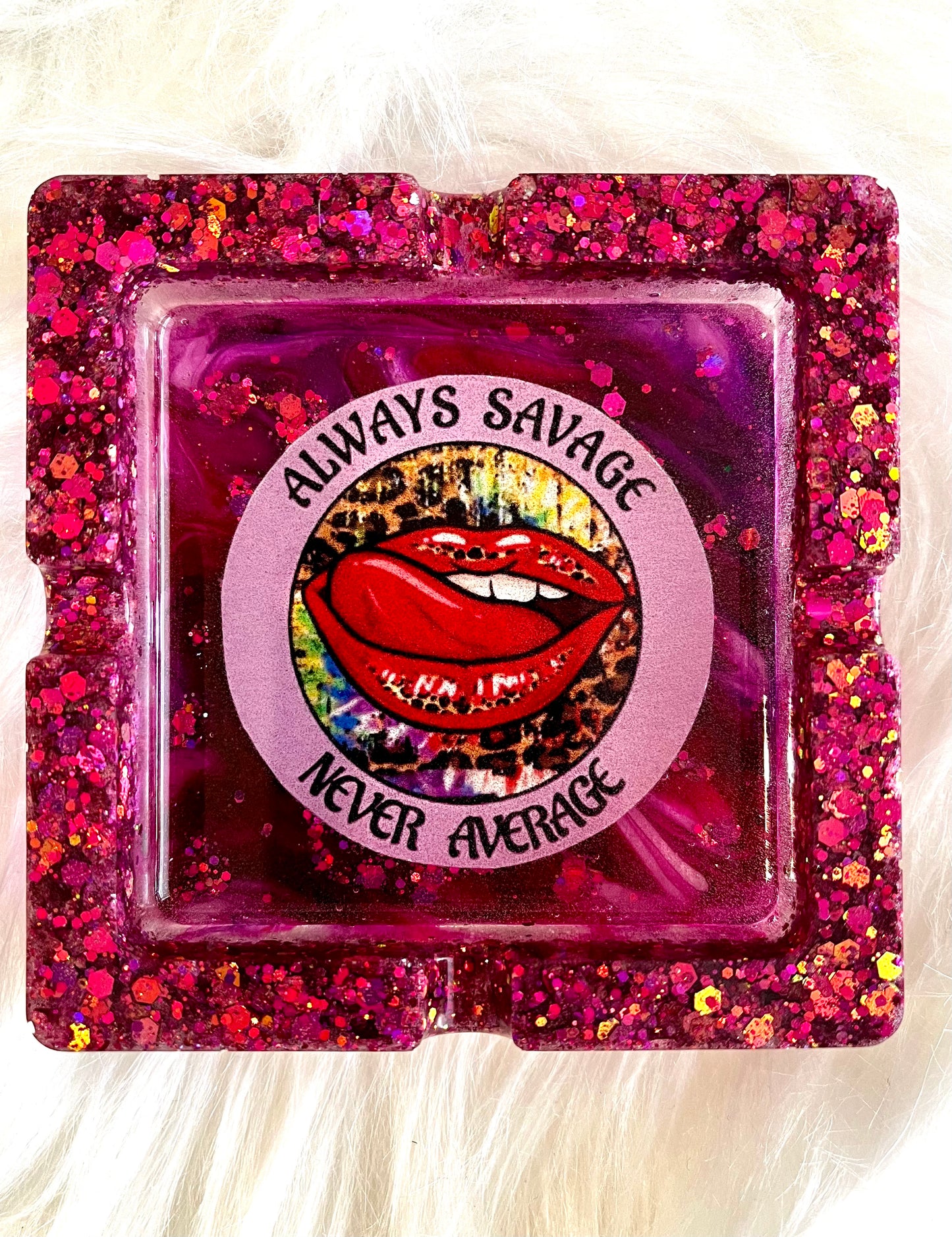 Savage glitter Ashtray