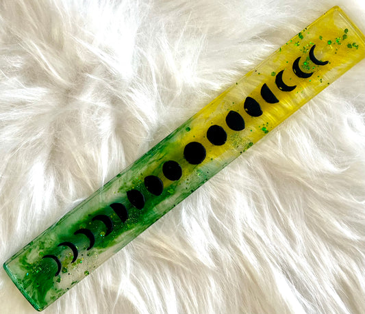 Ink moon phase Incense holder-EVE